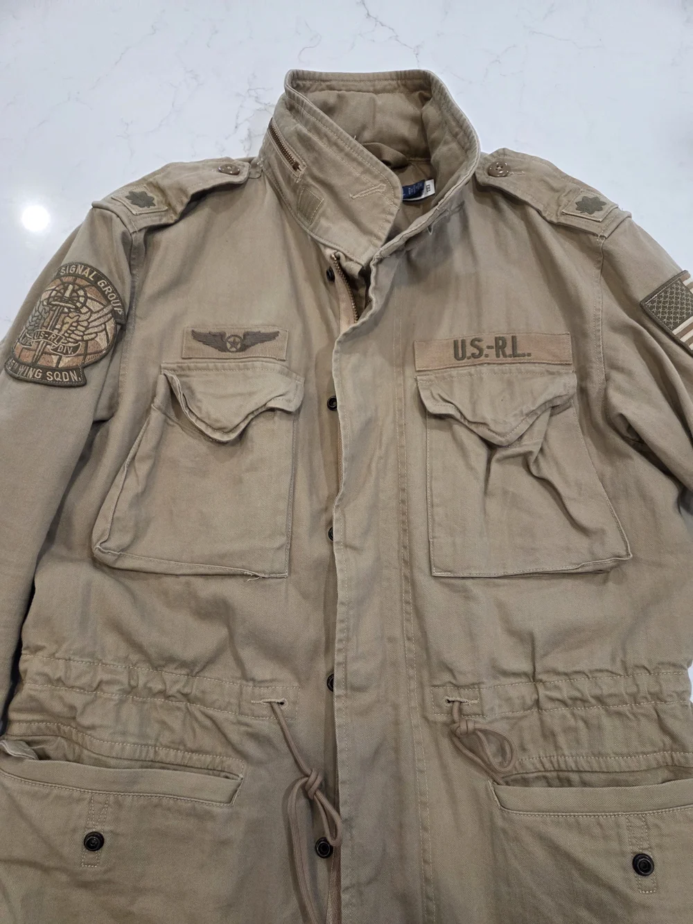 Polo Ralph Lauren Iconic Field Jacket - Khaki - Size Small